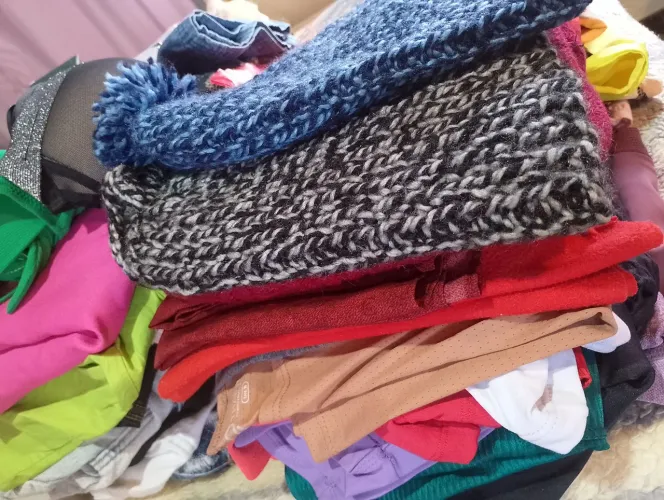 Lote de roupas novos e semi novos