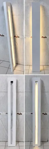 Arandela de Parede 2 Metros com Iluminação LED Tubular 