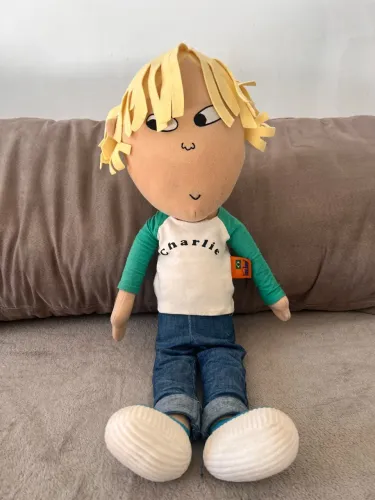 Boneco Charlie 60 cm GRANDE