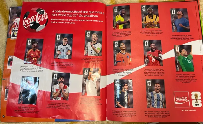 Álbum da copa completo 2026