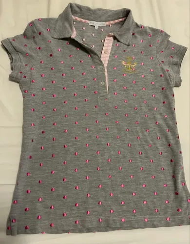 Polo baby look justinha  marca LE LIS BLANC.Tamanho P. 