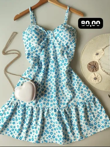 Vestido rodado Novo!?<br>Veste 38 ao 42<br>60,00$