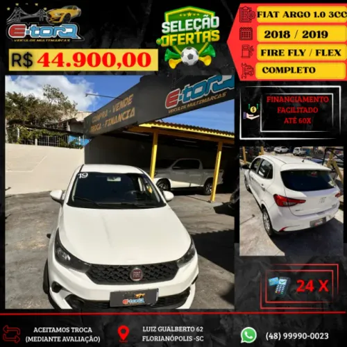 Fiat Argo 1.0 6V Flex. 2019