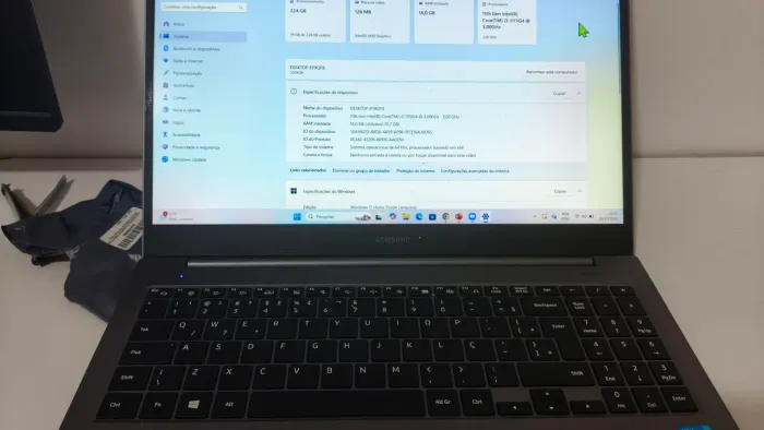 Vendo Notebook Samsung Book i3 11ª Ger | 16GB RAM | SSD | Pouco Uso