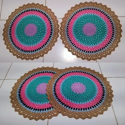Tapetes de crochê