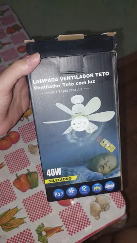 Lâmpada ventilador 