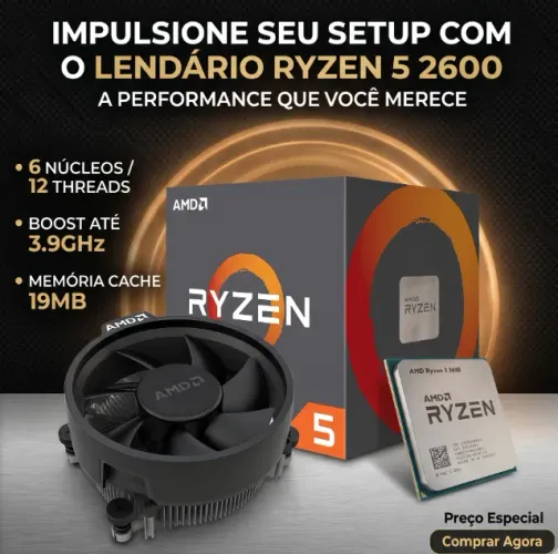 Processador AMD Ryzen 5 2600