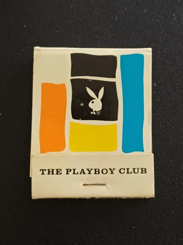 Caixa de fósforo vintage Playboy Club original anos 60/70 colecionável