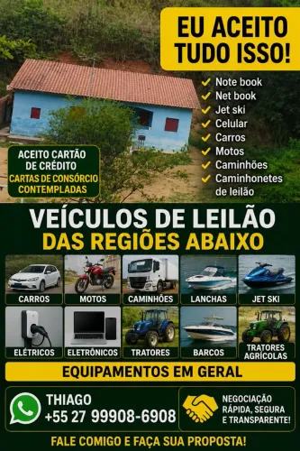 Lote 27.900m2, centro de Nanuque Minas, troco, aceito consórcio, equipamentos, veículos