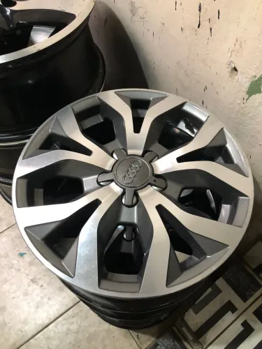 Jogo de rodas aro 15 Audi 5x100 por 2100$ as 4 novas até 12x