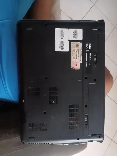 Notebook para retira peças