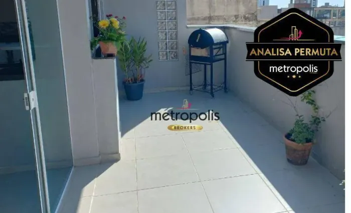 Cobertura à venda, 140 m² por R$ 940.000,00 - Santa Maria - São Caetano do Sul/SP