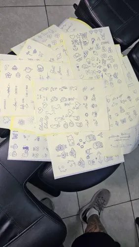 Catalogo Decalque pronto para usar na pele