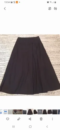 Saia longa preta Zara