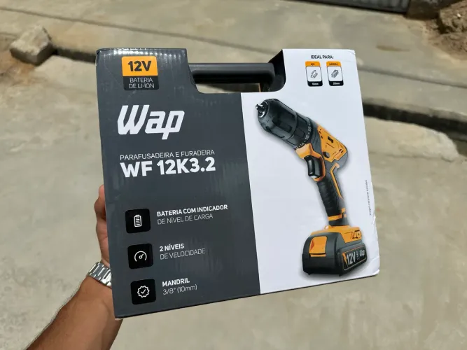 Parafusadeira e Furadeira WAP BPF12K3 12V!! LACRADA!! PROMOÇÃO!!