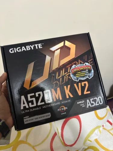 Placa mãe Gigabyte A520m K v2