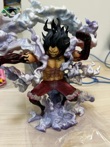 Bandai Megahouse- One Piece portrait of pirates- Luffy gear fourth Snakeman P.O.P maximum