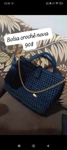 Bolsa crochê
