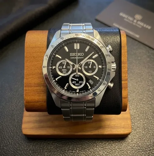 Relógio Seiko Crono JDM 40 Preto Novo