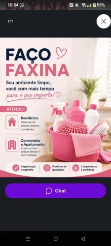 Estou a procura Faço faxina diárias fixas 