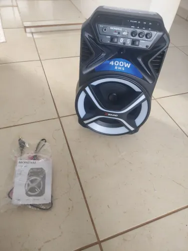 Caixa som residência moldial bivolt 400 RMS