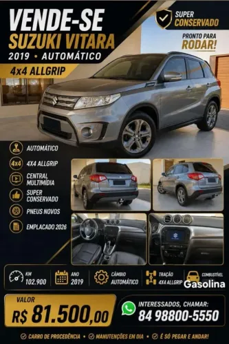 Suzuki Vitara 4you Allgrip 1.6 16V Aut. 2019