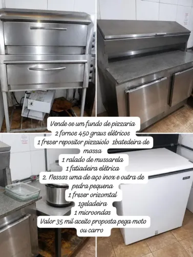 Vende se fundo de pizzaria