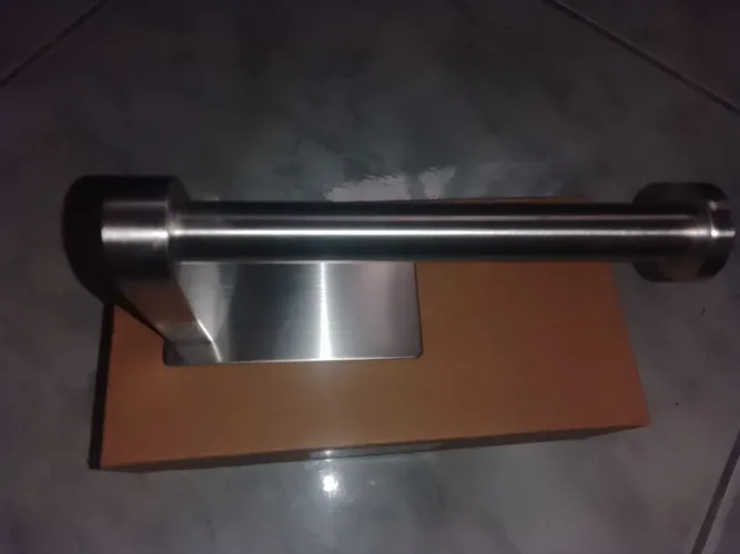 Torro. Suporte de papel higiênico em aço inox novo