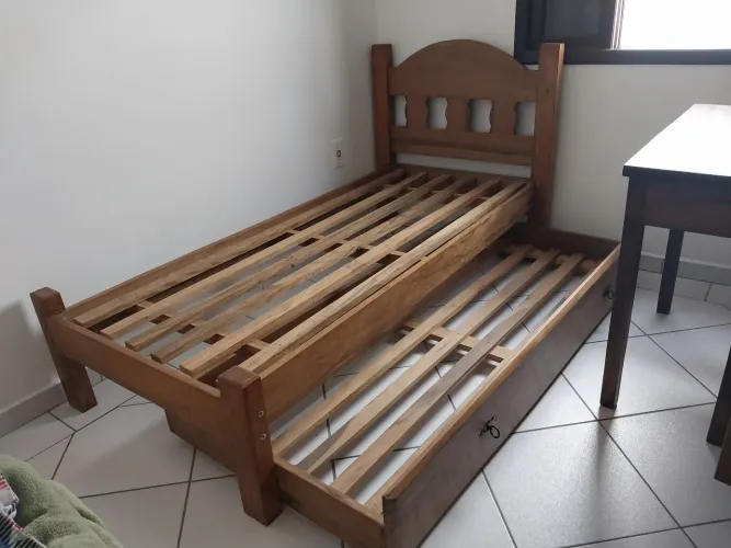 Bicama madeira maciça 