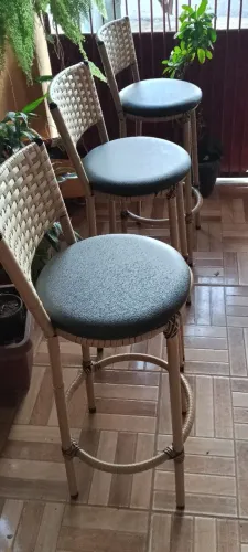 Banquetas de fibra sintética 