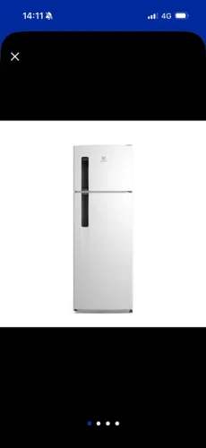 Geladeira electrolux frost free 320L Duplex Branca