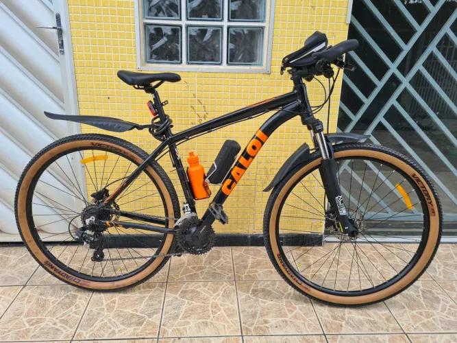 Bicicleta Aro 29 Caloi Explorer Sport- Preto - Tam. 19. Com NF