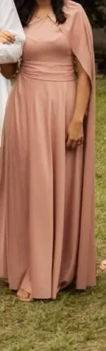 Vestido madrinha rose usado uma vez 