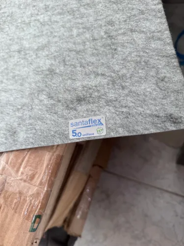 Placas de Feltro 1x1m Santa Flex Cinza | Painel, Acústica e Decoração