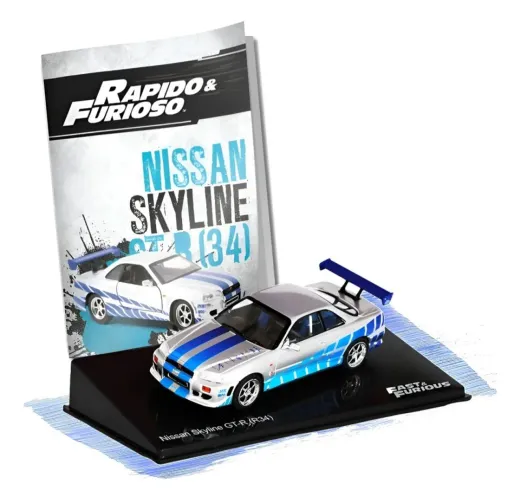 MINIATURA NISSAN SKYLINE R34 BRIAN 1:43