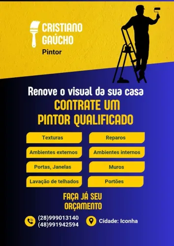 prestador de serviços pintura em jeral