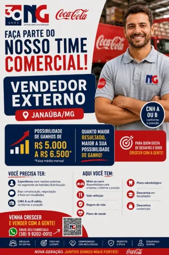 Vendedor Externo - Janaúba
