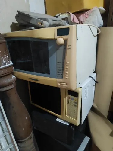 microondas para retirada de peças 