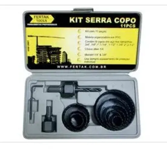 SERRA COPO KIT C/ 11 PECAS (OFERTA VALIDA ATÉ 24/06/2026)