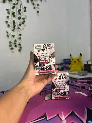Cartas Pokémon - Mini Booster box Fogo Branco