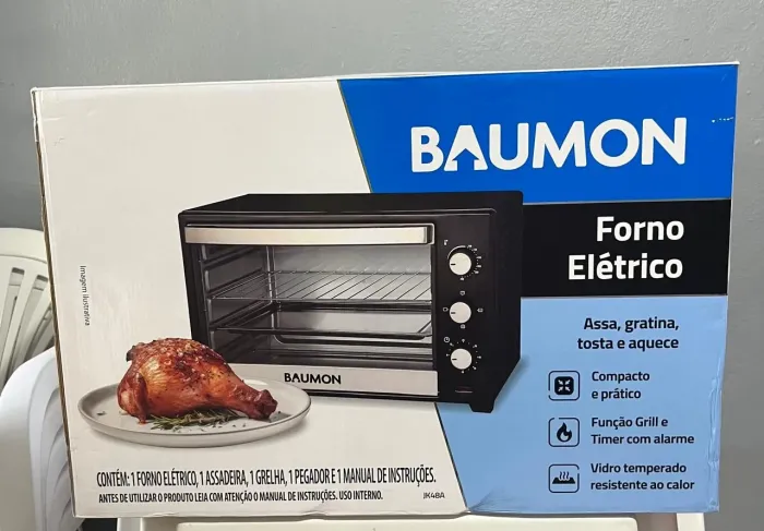 Forno elétrico novo na caixa