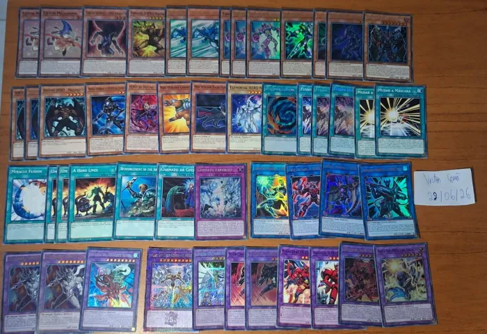 Cartas de Yu-Gi-Oh (Ler descrição)