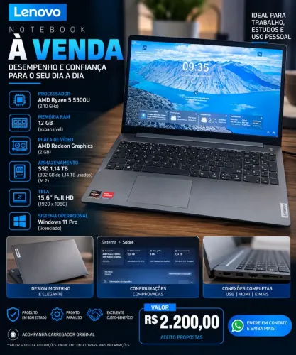 Vendo notebook 