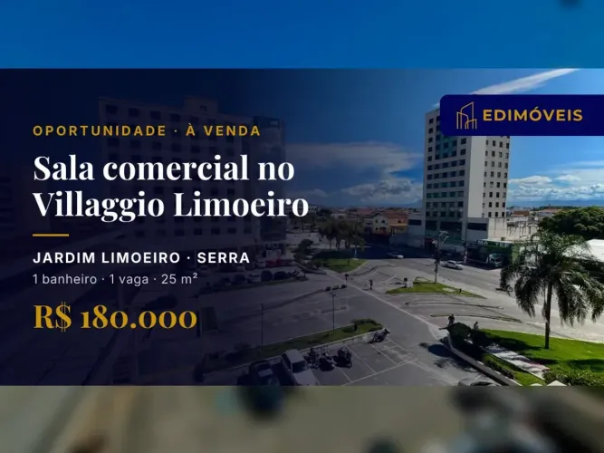 Jardim Limoeiro: Sala comercial em condomínio, venha conhecer!