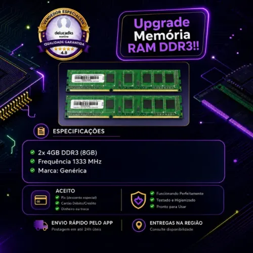 8GB RAM DDR3 