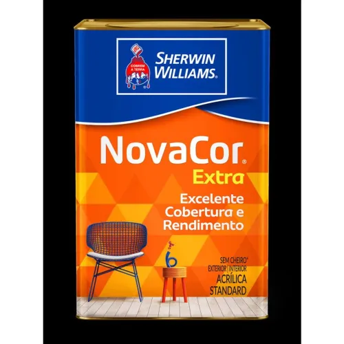 Lata de tinta sherwin williams, branco neve