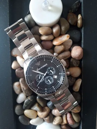 Relógio Empório Armani ar0585 com cronógrafo