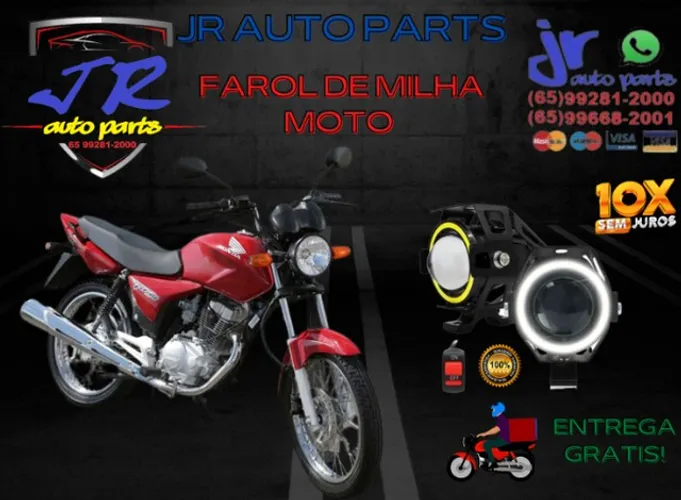 Par Farol de Milha LED Titan 150 2008