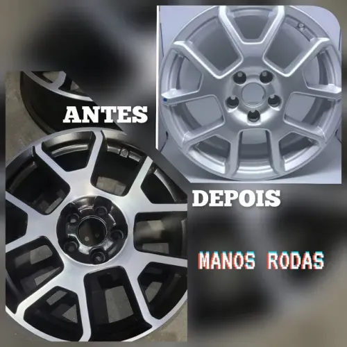 Recuperação de rodas pintura