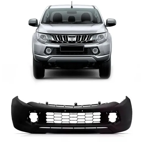 Parachoque Dianteiro Mitsubishi L200 Triton 2017 à 2020 - Preto - TYG